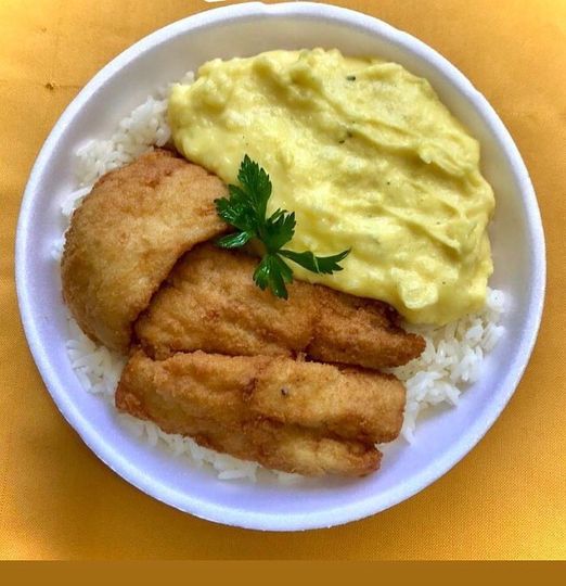 Marmitex de filé de Tilápia